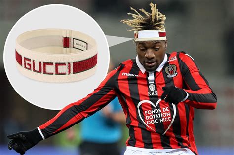 saint maximin gucci headband